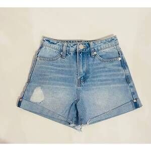 NEW HABITUAL KID girls high waisted shorts in light stone